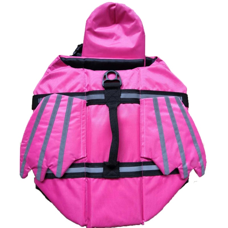 Reflective Pet Life Jacket with Angel Wings for Outdoor Swimming | Pet Safety & Outdoor Apparel