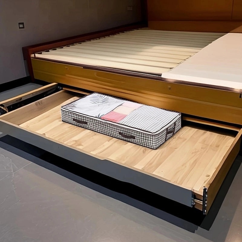 Under Bed Storage Box for Clothes Portable Foldable Organizer Quilt Large Capacity Household Bedroom Storage|Home Storage&Organization