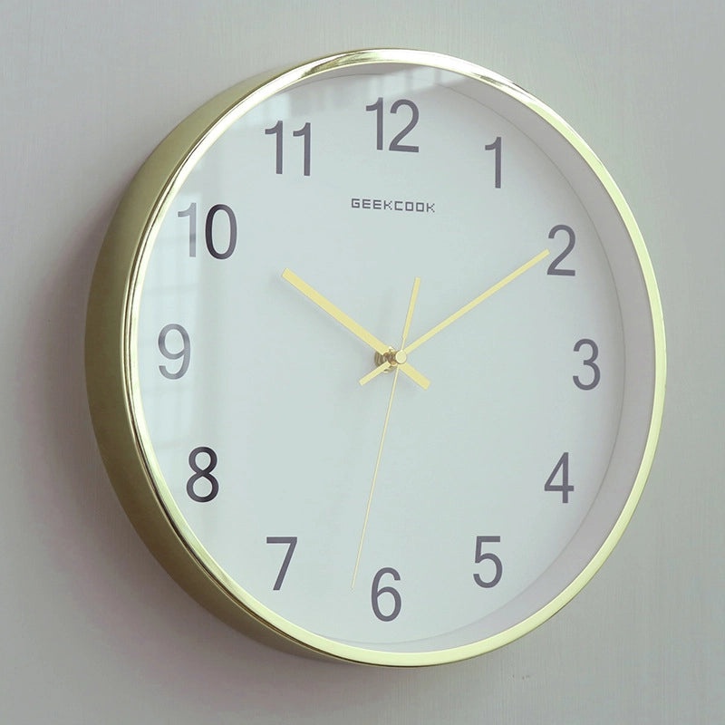Minimalist Metal Silent Wall Clock | Home Decor Wall Clocks