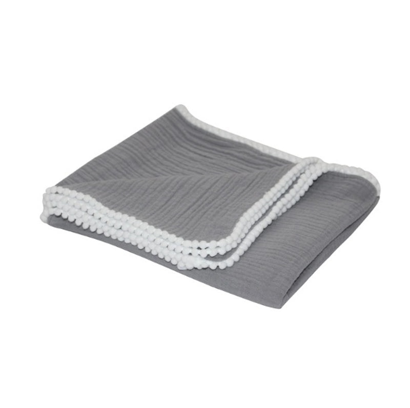 Casual Solid Color Cotton Throw Blanket for Couch and Sofa Decor | Home & Living > Bedding > Throws & Blankets