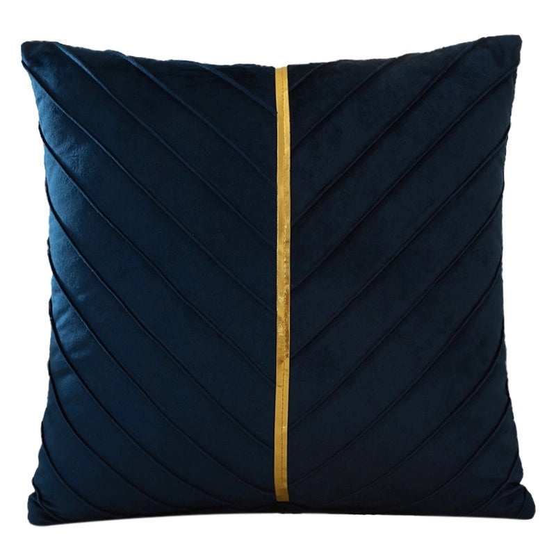 Flannel Pillowcase for Home Sofa Solid Color Stitching Cushion Cover|Home Decor Pillows