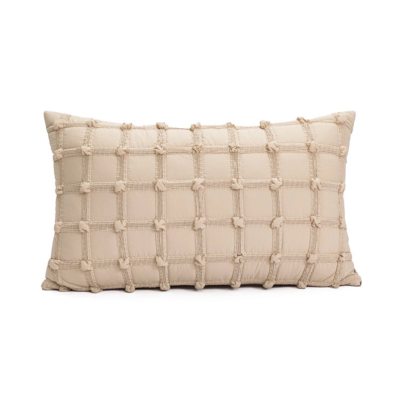 Solid Color Polyester Pillow Covers for Home Decor|Home Textiles & Bedding