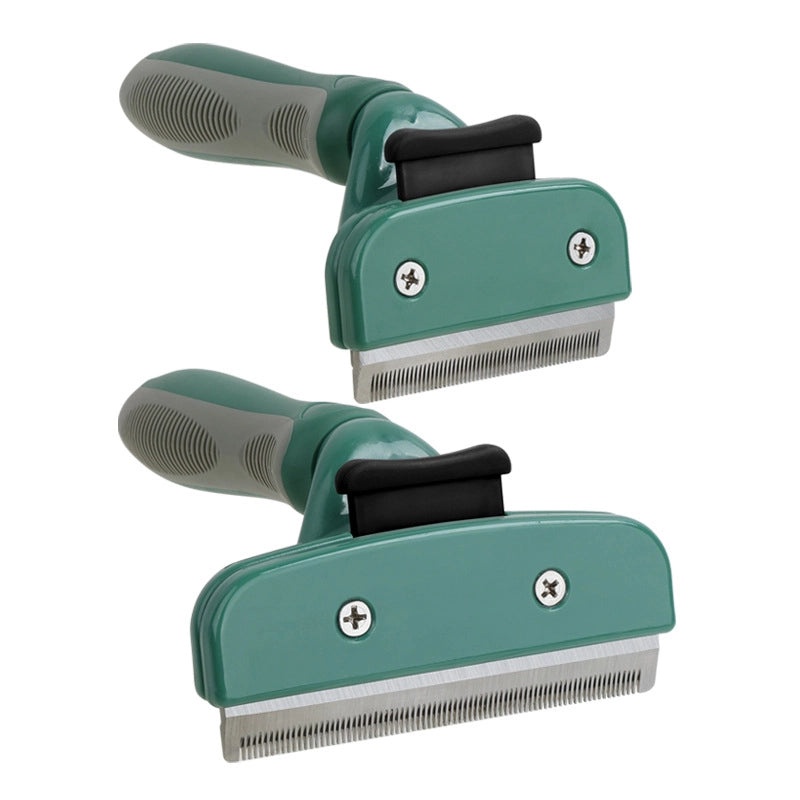 Pet Grooming Comb Dog Hair Detangling Knife One-Button Hair Removal Tool|Pet Grooming Supplies