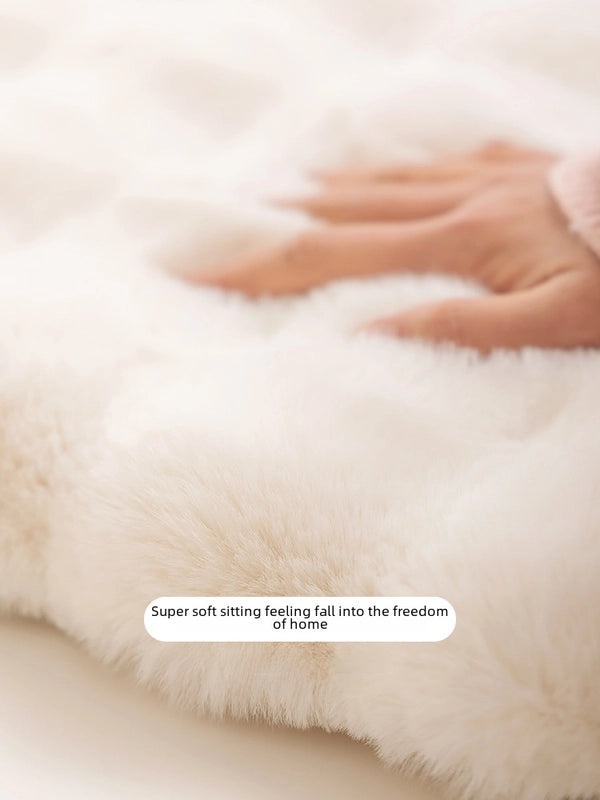 Internet Celebrity Plush Chair Cushion for Office, Dining, and Stool Comfortable Seat Pad|Home & Living Seating Accessories