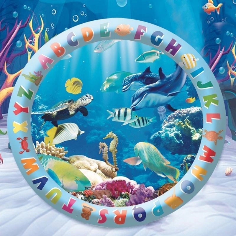 Inflatable Cat and Dog Cooling Water Mat with Fish Toy for Pets|Pet Cooling Accessories