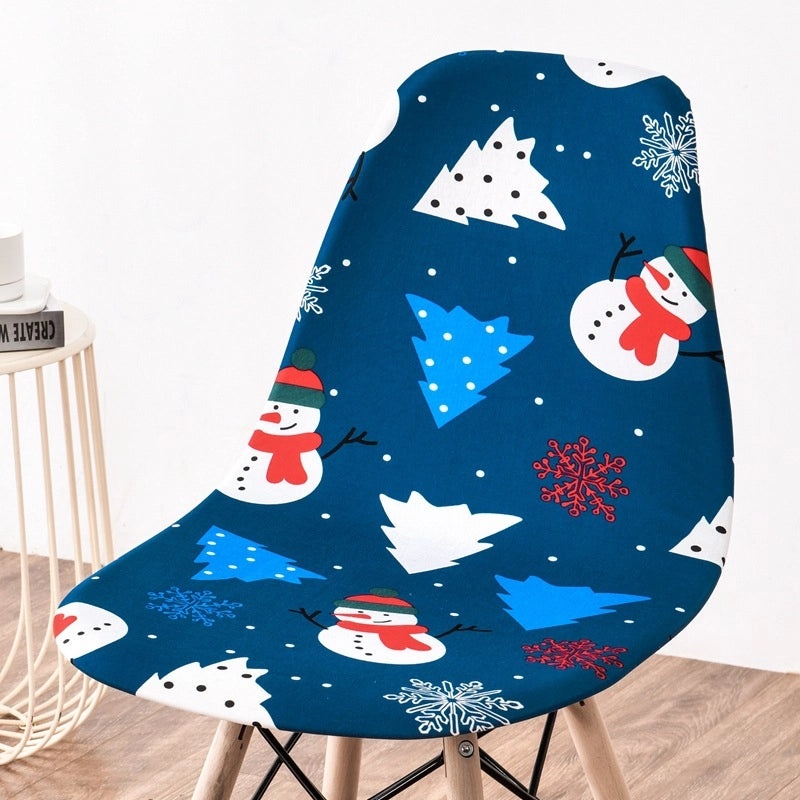 Printed Stretch Eames Chair Cover for Kitchen and Hotel Use | Home Decor & Furniture Accessories