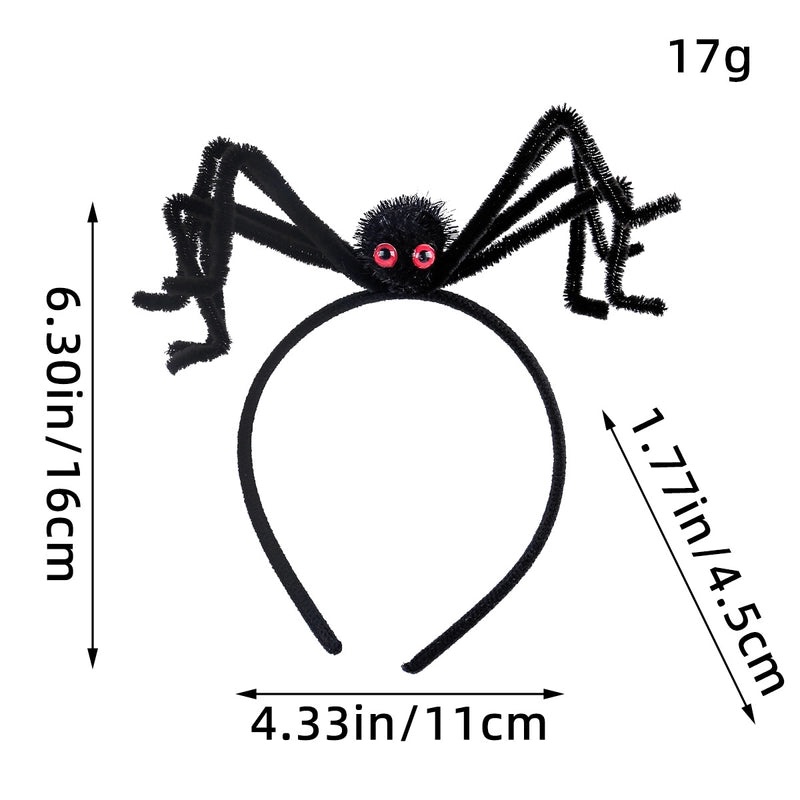 Halloween Spider Hair Band Retro Hip-Hop Style Funny Plastic Cloth Party Festival Accessory|Hair Accessories