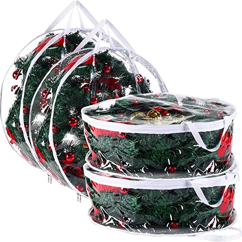 Clear 30-Inch Storage Bag for Holiday Decorations | Home Storage & Organization