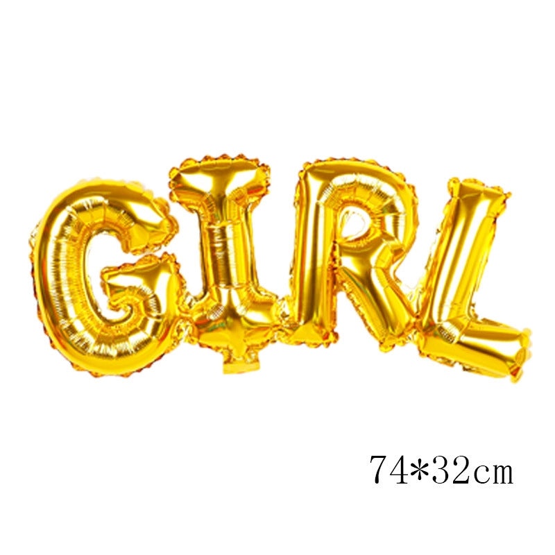 Modern Cute Birthday Letter Balloons Aluminum Foil Decoration|Party Supplies Balloons