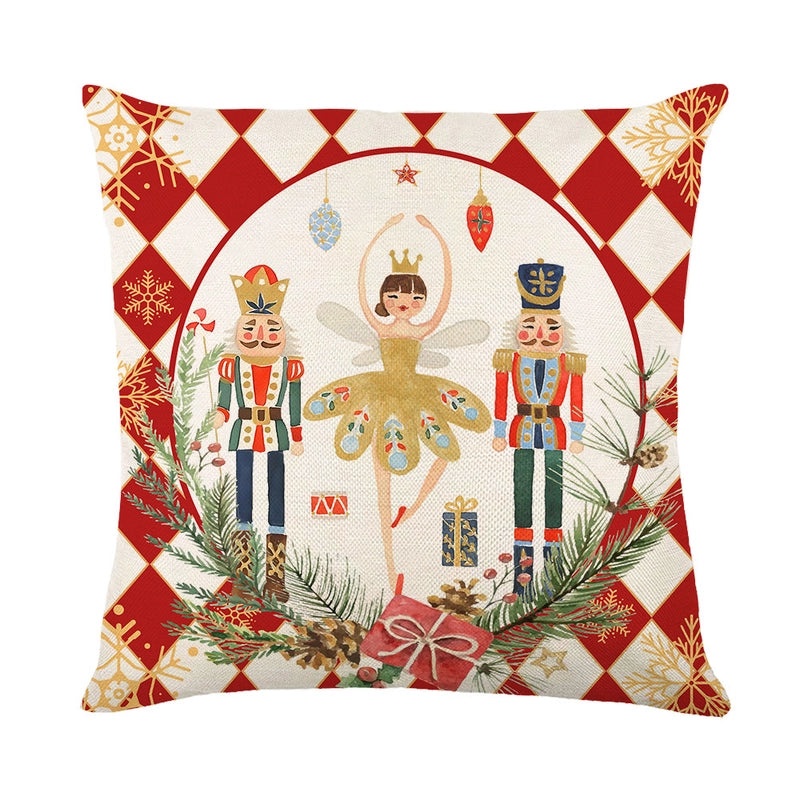 Holiday Themed Cartoon Polyester Pillow Covers|Home Decor & Bedding