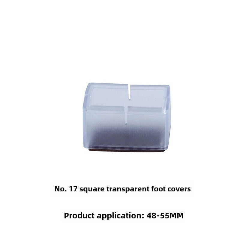 Transparent Silicone Non-Slip Table and Chair Leg Covers for Floor Protection and Longevity | Home & Living Accessories