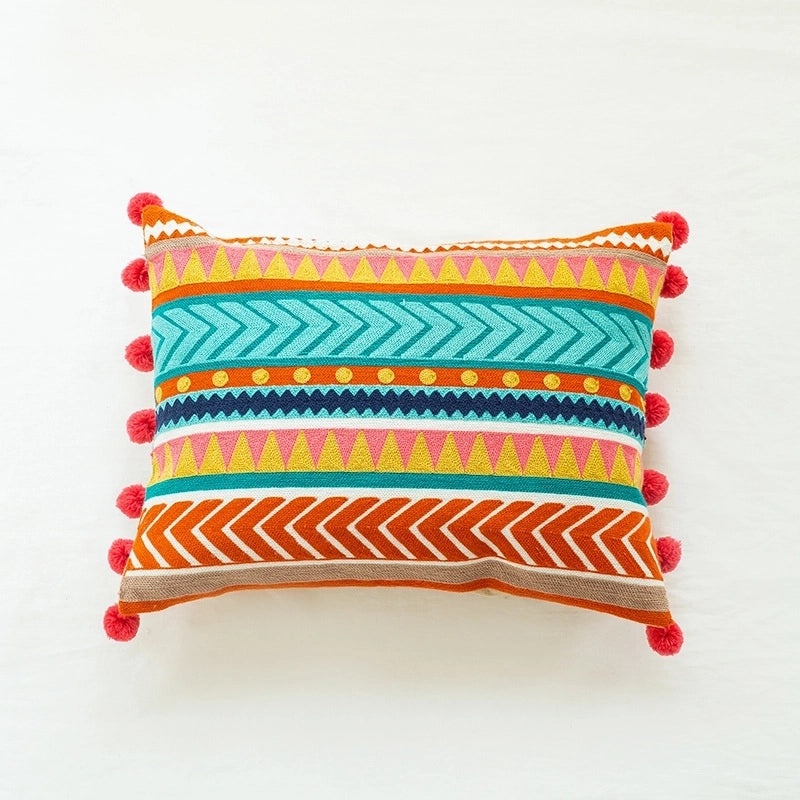 Bohemian Geometric Cotton Pillow Covers | Home Decor Pillows