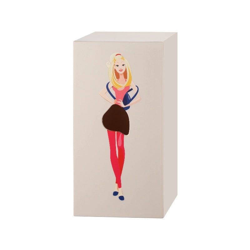 Cartoon Girl Tissue Box with Flying Tutu Skirt Design | Cute Desktop Decoration | Home & Living Accessories