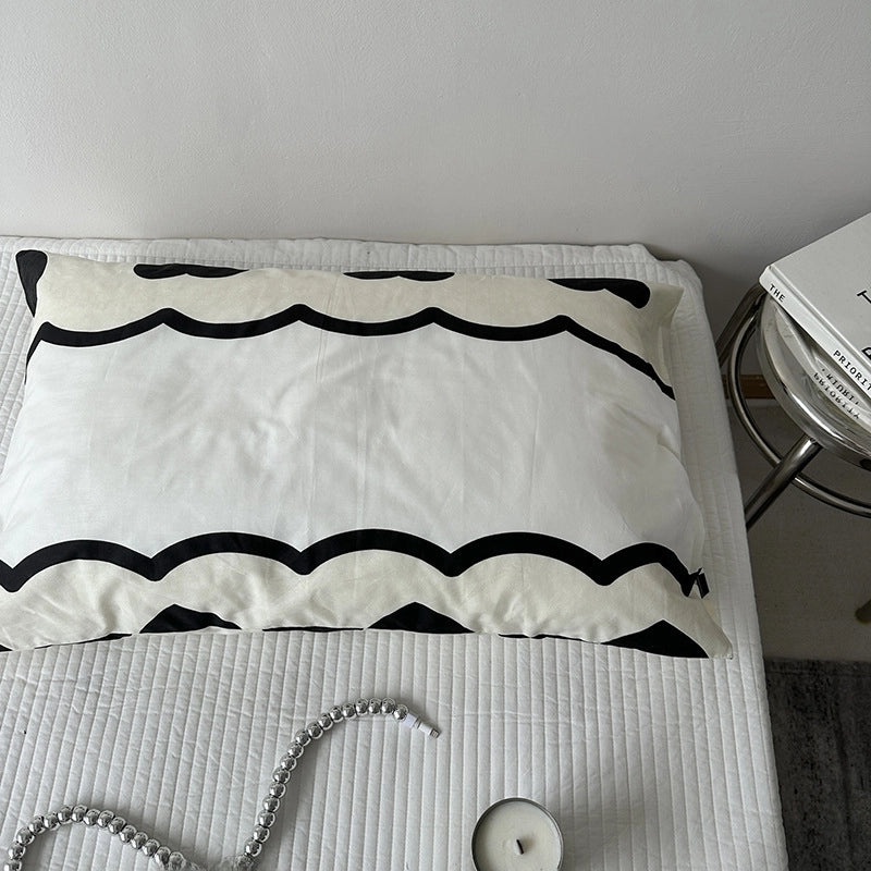 Pure Cotton Pillowcase Pair 48x74cm Soft Pillow Core Liner Cover | Home Textiles Bedding