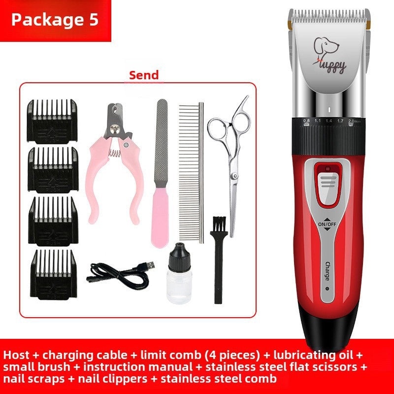 Pet Electric Hair Clipper Set for Dogs and Cats | Pet Grooming Tools