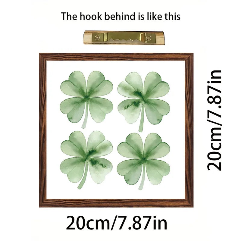 St. Patrick's Day and Easter Wooden Shamrock Rabbit Letter Home Decoration Party Supplies 1 Piece|Holiday Decorations