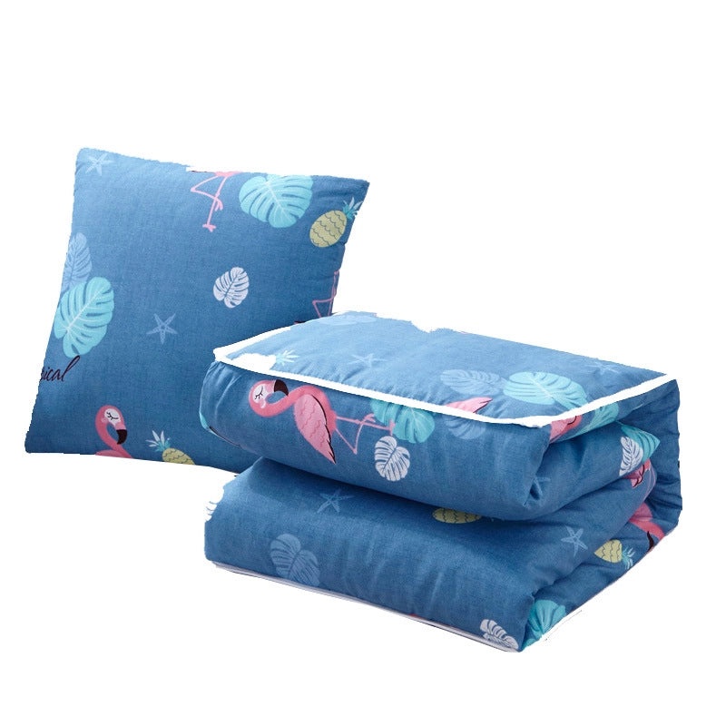 Dual-Use Home and Office Nap Pillow Quilt with Air Conditioning Feature, Printed and Foldable for Easy Storage|Home Textiles & Bedding