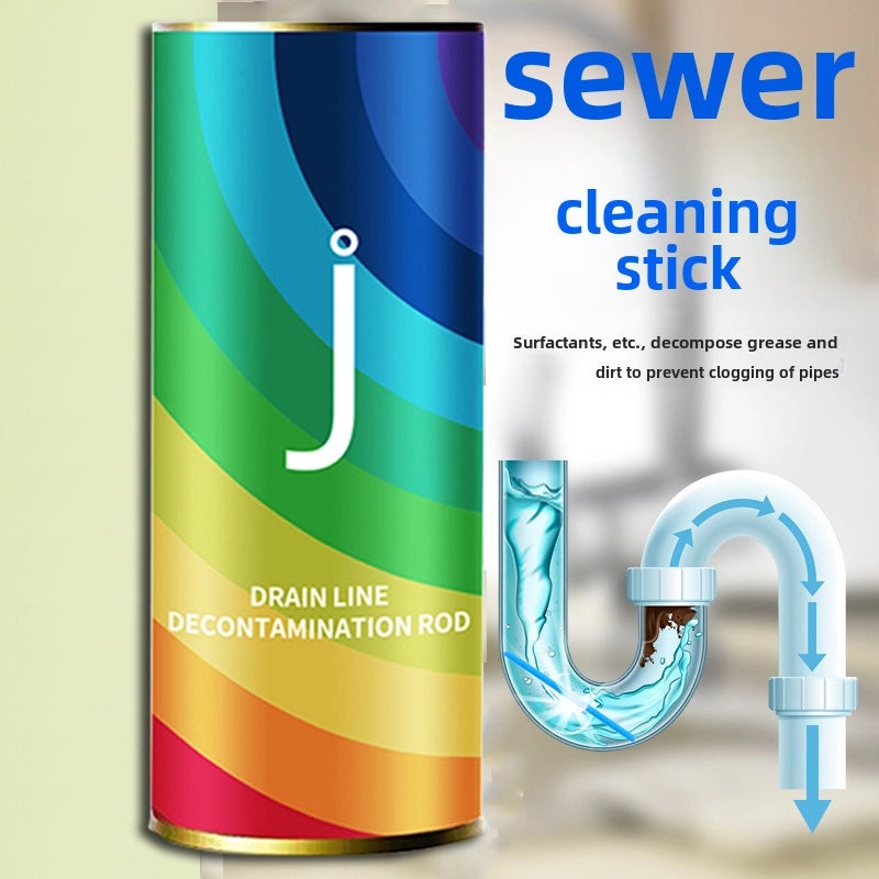 Powerful Drain Cleaner Stick for Toilet & Kitchen Pipe Deodorizer and Sewer Unclogging | Home Cleaning Supplies