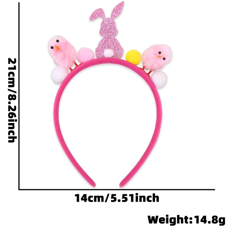 Easter Rabbit and Chick Hairball Headband Cute Party Festival Accessory 1 Piece|Party Supplies