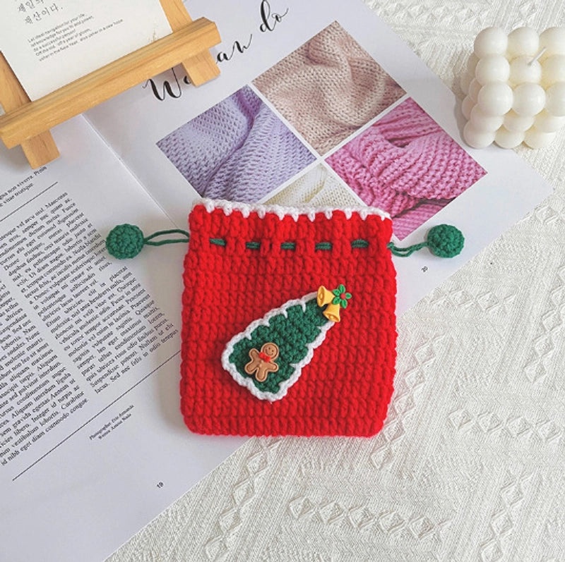 Nordic Style Christmas Tree Santa Claus Snowflake Gift Bags for Holiday Party | Holiday Decorations & Gift Wrap