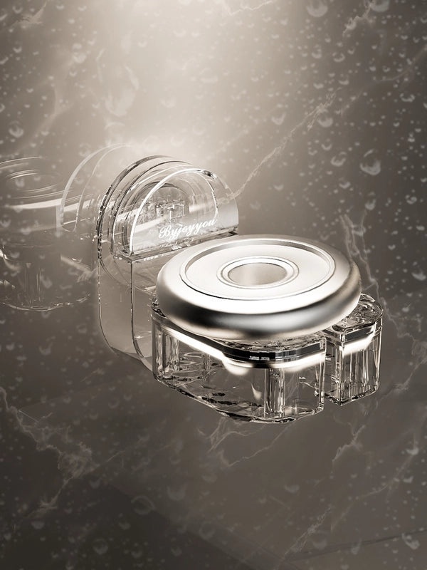 Punch-Free Wall-Mounted Hair Dryer Holder Strong Suction Cup Storage Rack Organizer|Bathroom Accessories