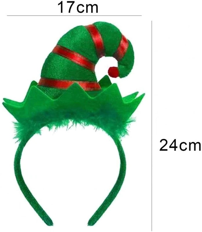 Kids Christmas Elf Hat LED Hairband Halloween Festival Hair Accessories | Children's Hair Accessories