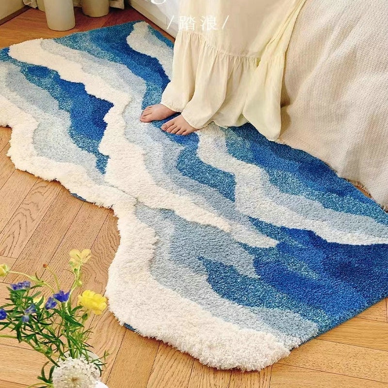 Starry Sky Floral Polyester Rug for Home Décor & Cleaning Supplies | Home & Living / Cleaning Tools