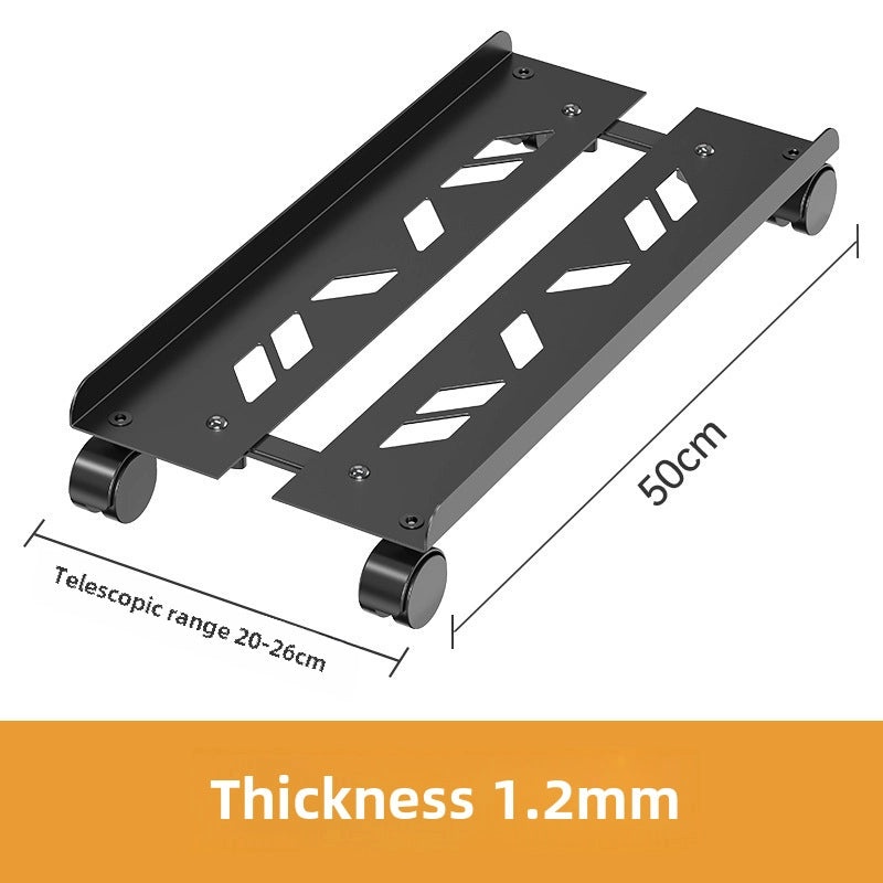 Retractable Desktop Computer Chassis Tray Removable Host Base Storage Rack|Computer Accessories
