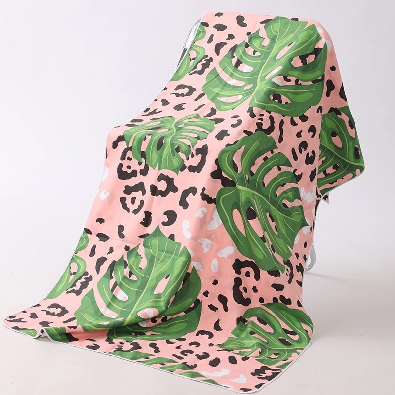 Underwater Animal Print Double-Sided Velvet Polyester Bath Towel | Bath & Beach Towels