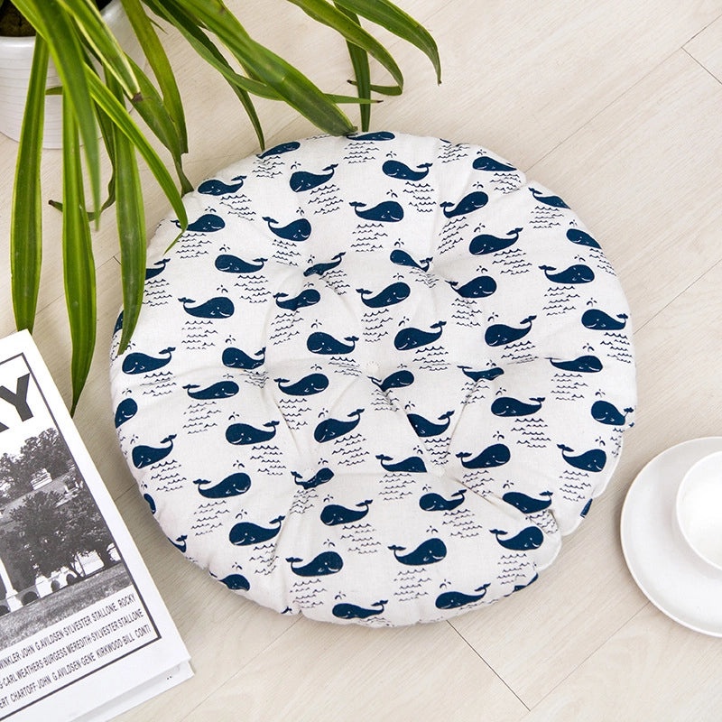 Thickened Z-Shaped Cushion Summer Chair Pad Cotton Linen Soft Breathable Office Classroom Stool Seat Pad|Home & Living Cushions