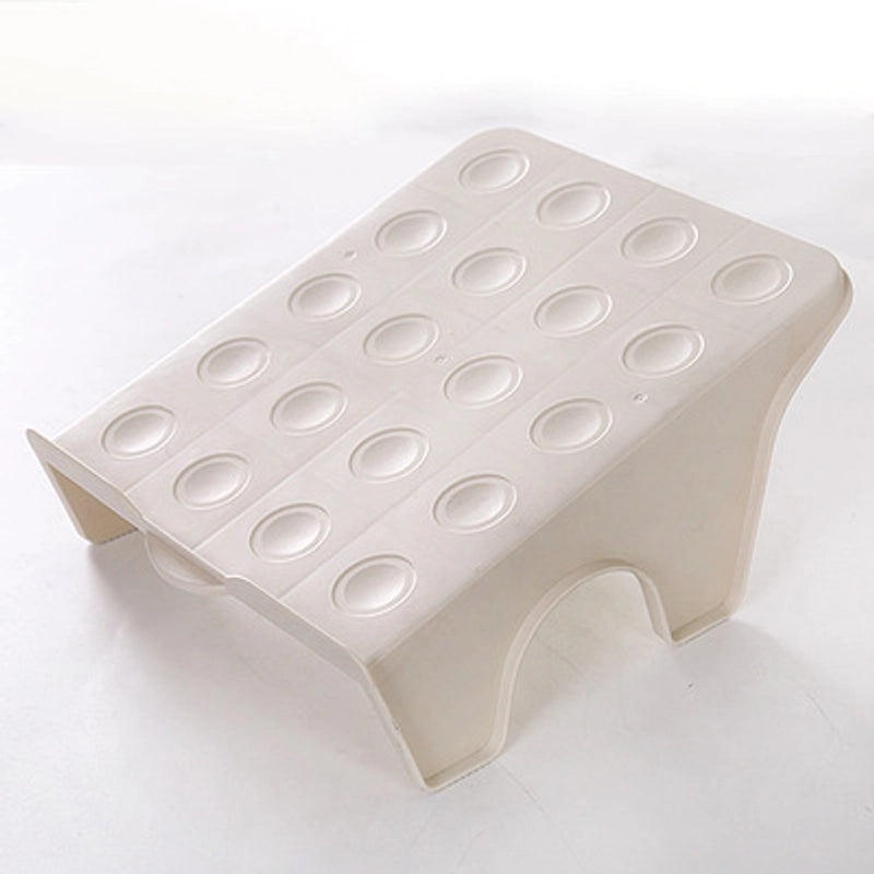 Double-layer Plastic Shoe Rack | Home Storage Organizer | Space-saving, Economical Shoe Holder | Simple Design | Shoe Storage Rack|Storage & Orga