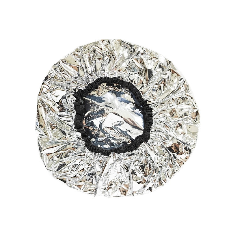 Disposable Women's Hair Cap Aluminum Foil Waterproof Shower Cap Oil-proof Thin Hair Treatment Film|Hair Accessories