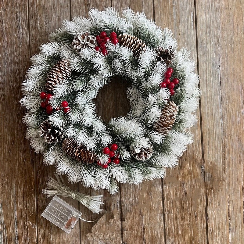 Mori Style Christmas Wreath Door Hanging for Home and Mall Window Decoration|Seasonal Decorations