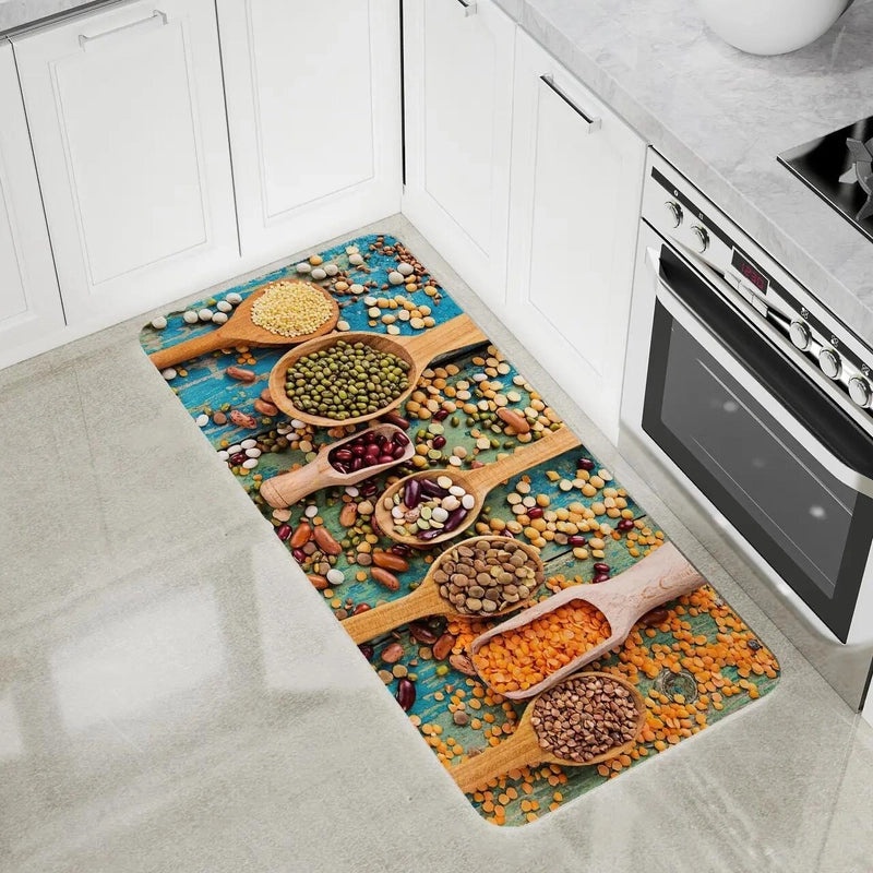 Cozy Casual Spices Pattern Polyester Rug | Home Decor Carpet