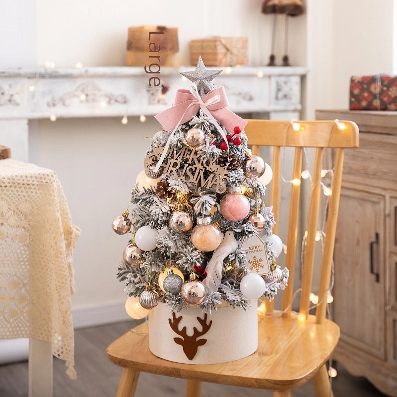 45cm Small Flocking Christmas Tree Set DIY Holiday Decoration Ornaments for Home | Christmas Decorations