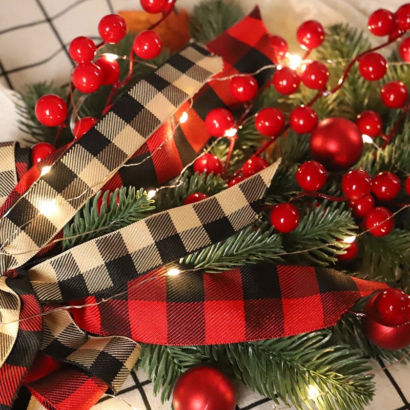 Red Fruit Upside Down Christmas Tree Wall Hanging for Home and Hotel Decoration|Home Decor