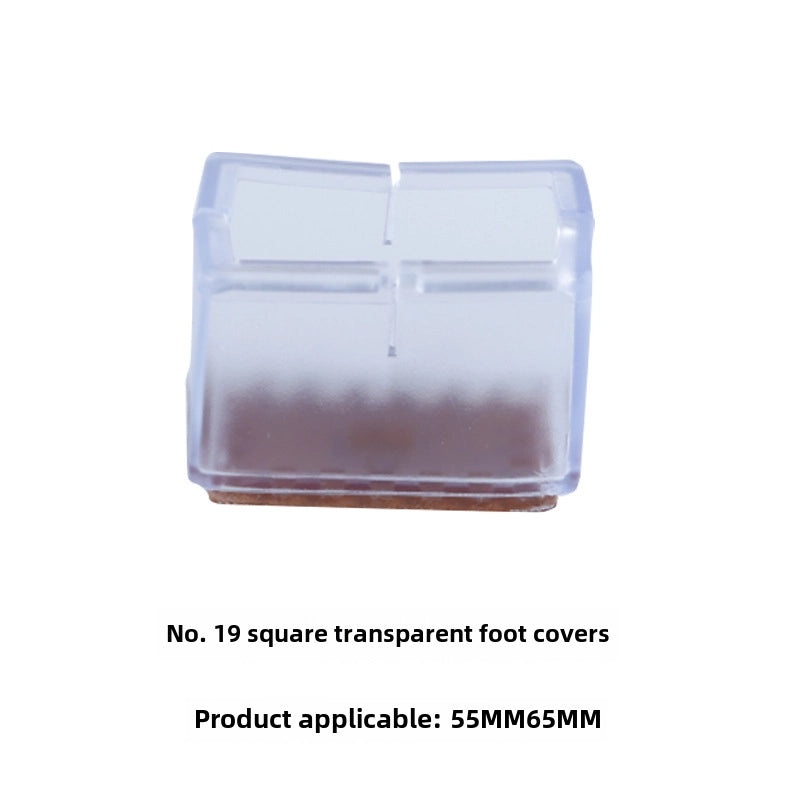 Transparent Silicone Non-Slip Table and Chair Leg Covers for Floor Protection and Longevity | Home & Living Accessories