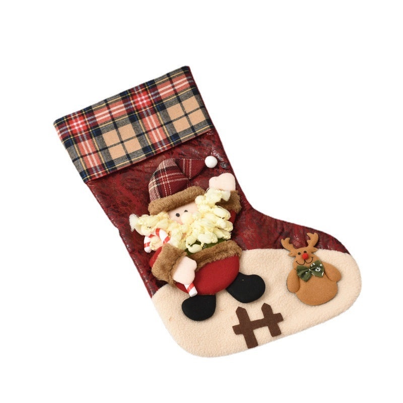 Christmas Festive Santa Claus and Snowman Socks Soft Cotton Holiday Party Wear 1 Pair|Holiday Accessories