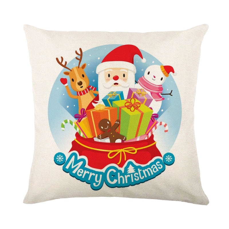 Festive Snowflake Cushion Cover for Couch & Sofa|Home Decor