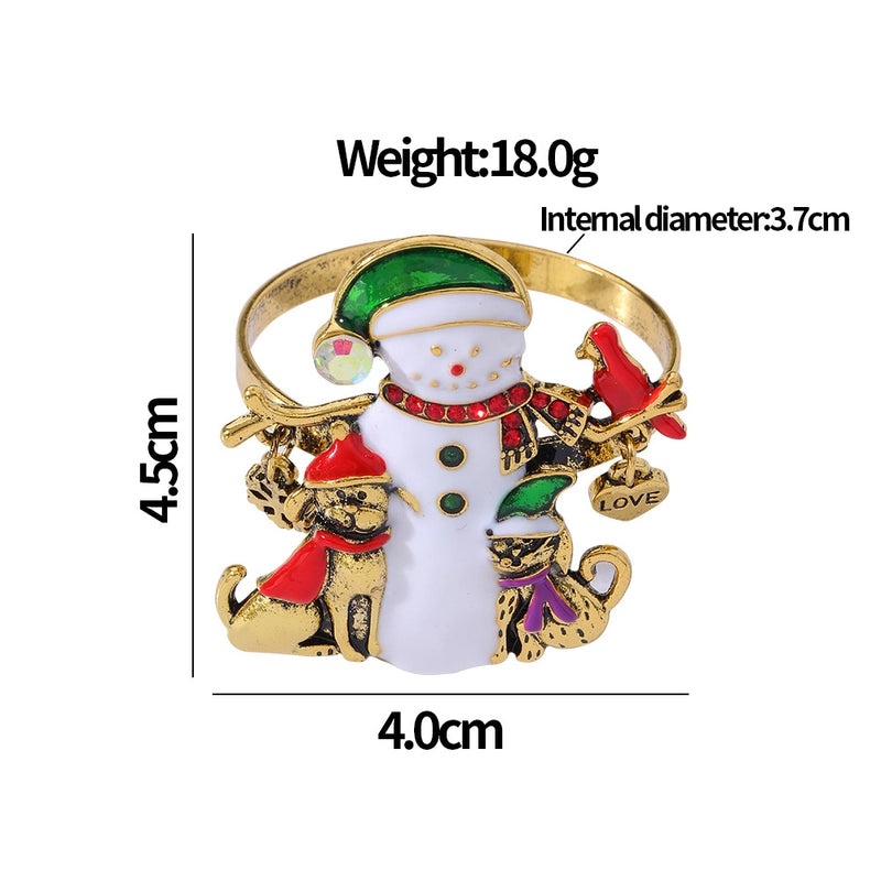 Christmas Cute Tree Santa Claus Elk Alloy Charm Ornament|Jewelry & Accessories