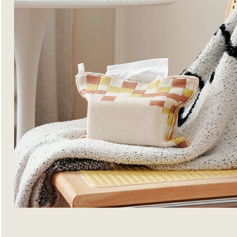 Nordic Lattice Heart Tulip Pattern Polyester Food Storage Containers|Kitchen Storage & Organization