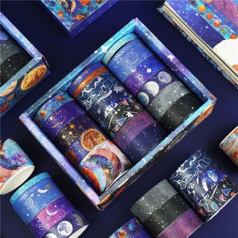 Cartoon School Themed Washi Tape Set for Casual Crafting|Washi Tape & Decorative Tapes
