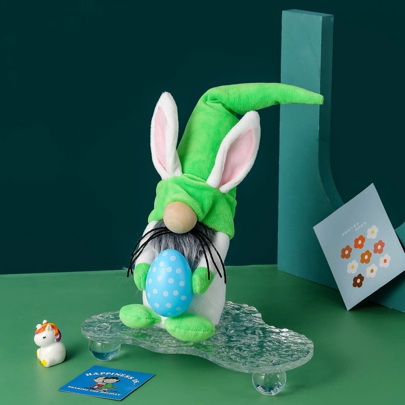 Elegant Easter Rabbit Doll Ornament for Table Decoration | Home Decor