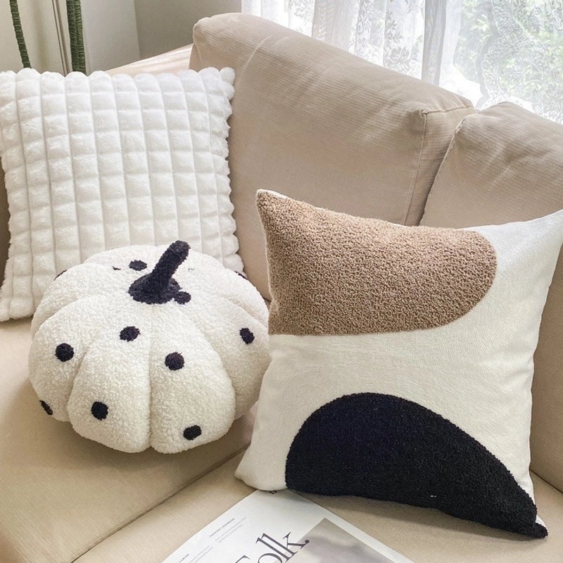 Nordic Plush Rabbit Fur Pillow Cover|Home Decor Pillow Covers