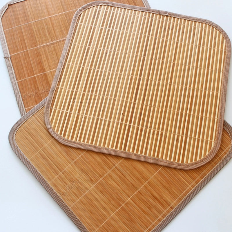 Cooling Bamboo Mat Chair Cushion for Office, Dining, Internet Cafe | Home & Office Accessories