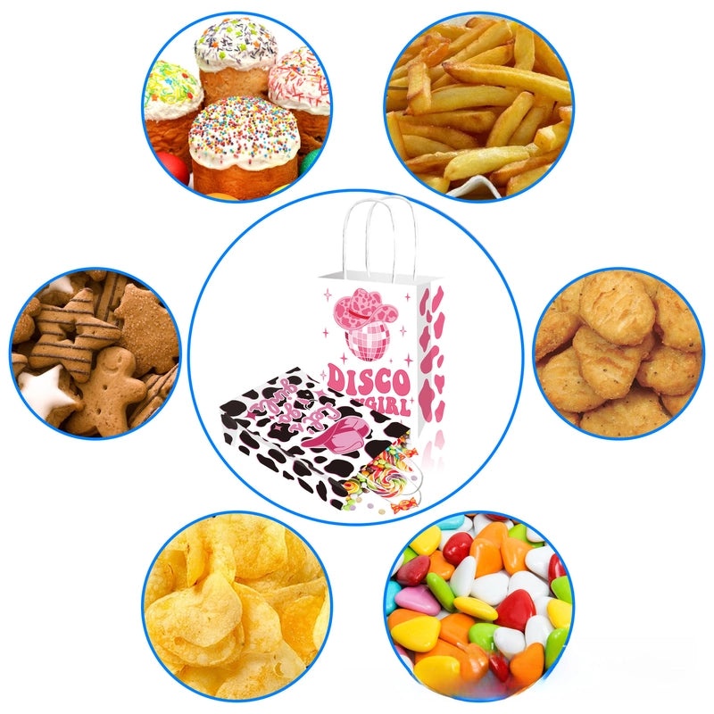 Cowgirl Disco Party Rope Handle Kraft Paper Handbag BD165 | Handbags & Accessories