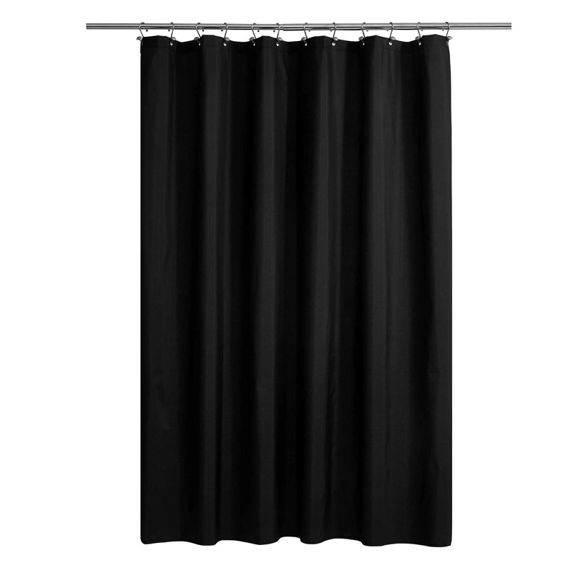 Solid Color Waterproof Shower Curtain Durable Bathroom Fabric Curtain Direct Sale|Bathroom Accessories
