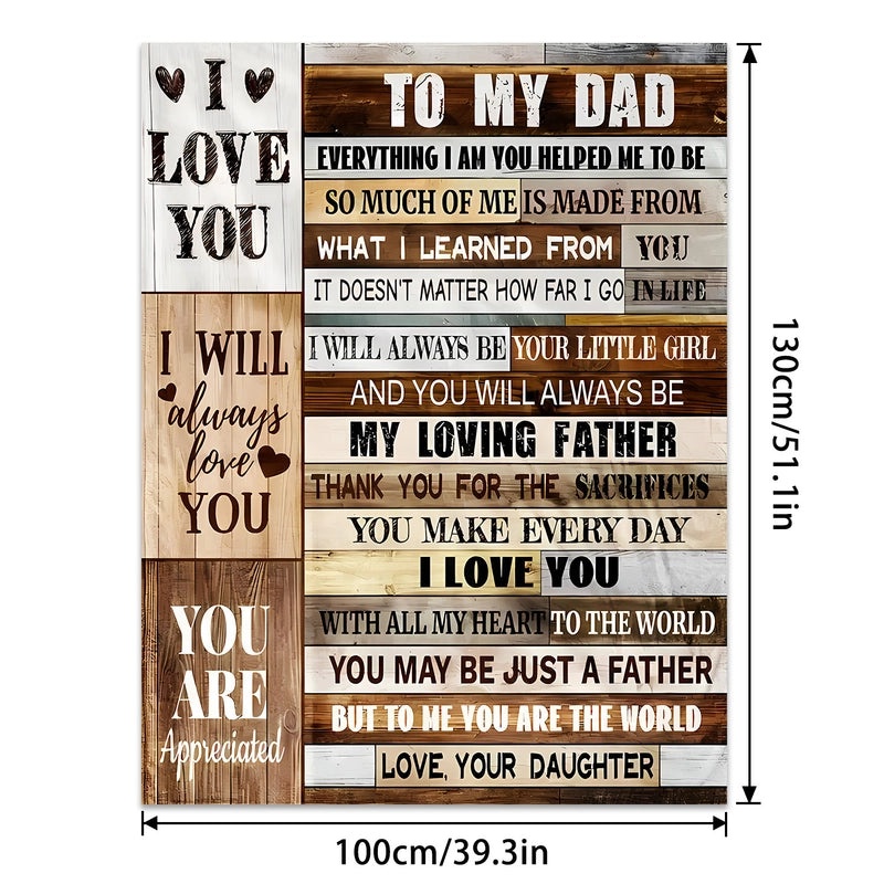 Cozy Polyester Letter Print Blanket for Couch and Sofa Decor | Home Textiles & Throws