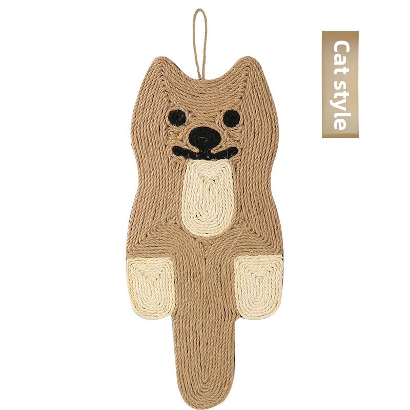 Cactus-shaped Sisal Cat Scratching Pad Anti-Slip Sofa Protector Cat Claw Grinder Toy|Pet Supplies Cat Accessories