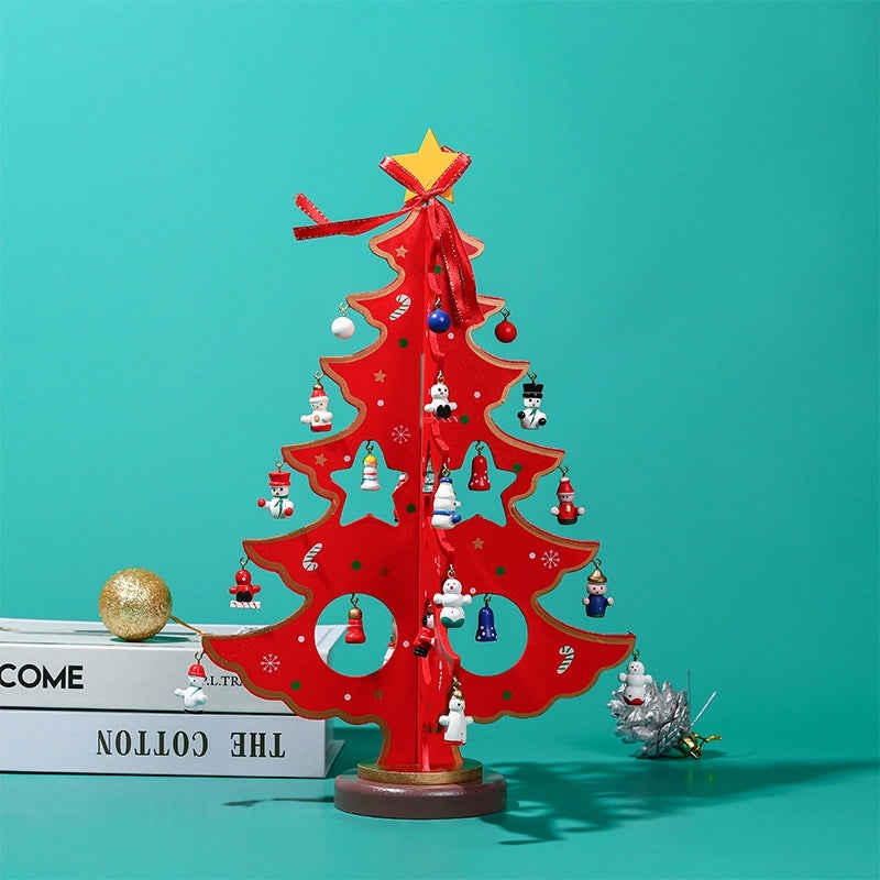 Handmade Wooden Christmas Decorations for Desktop Kids Toys and Window Ornaments | Christmas Decorations & Gifts